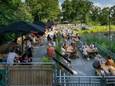 Een tijdelijk terras aan de Bossche Limietlaan als onderdeel van de Bossche Zomer zit er na drie jaar niet meer in.