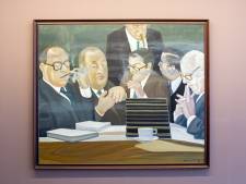 Advies aan Universiteit Leiden: hang schilderij van rokende mannen op prominente plek, met context erbij