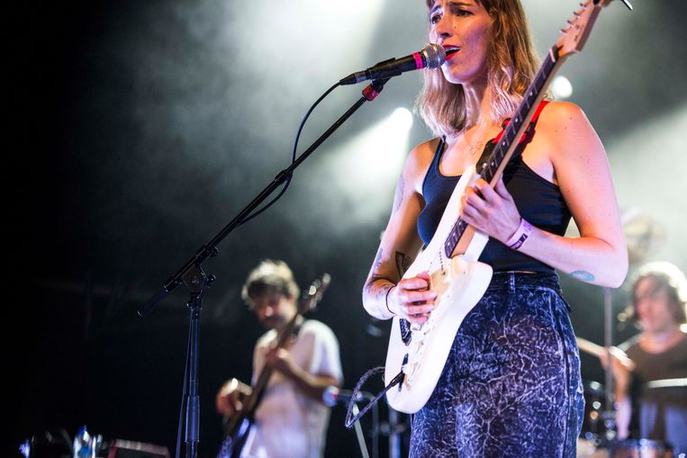 Dirty Projectors op Pukkelpop. Beeld Koen Keppens