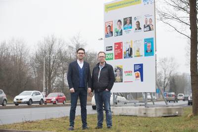 Deskundigen over verkiezingsposters 'Er wordt veel aangerommeld'