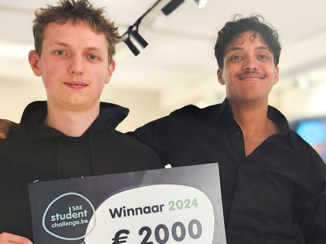 Cheque van 2.000 euro voor winnaars SBE ‘Student Challenge’: “Ontwerp van uitkijkpunt zette schoonheid in de verf”