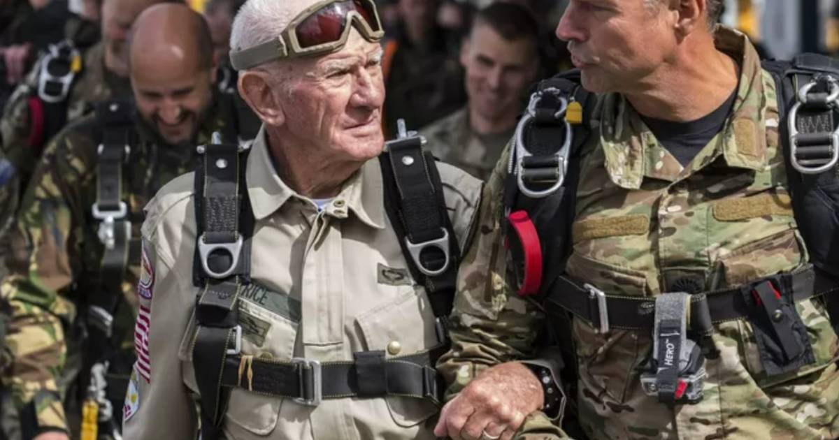 Amerikaanse veteraan Tom Rice overleden, sprong in 1944 boven Groesbeek ...