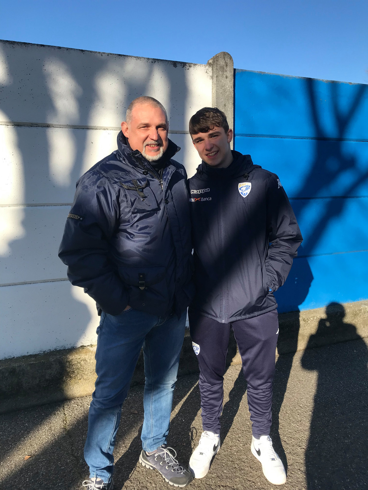 Diego Bianchetti met zijn zoon Christian. Beeld Jan-Cees Butter