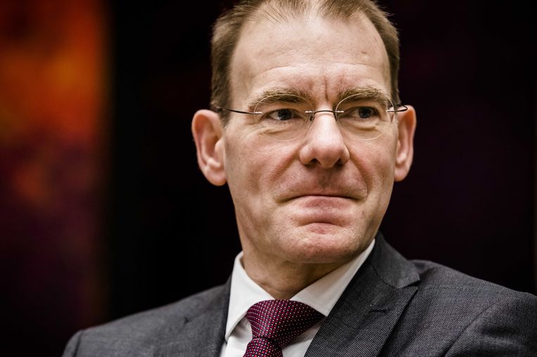 Staatssecretaris Menno Snel van financiën trad in 2019 af tijdens een debat in de Tweede Kamer over de door ouders ontvangen dossiers inzake de kinderopvangtoeslagaffaire.  Beeld ANP