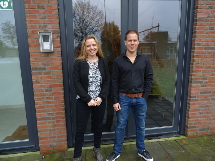 Vanessa Teering en haar partner Thomas Lenting.