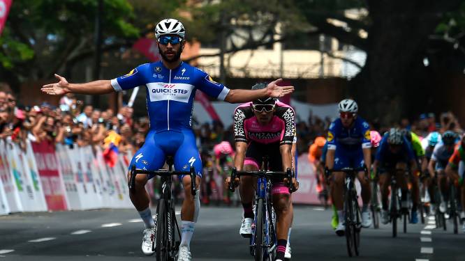 Gaviria laat snelle benen zien in eigen land