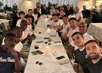 Ronaldo a invité tous ses coéquipiers à dîner (et le choix du restaurant ne doit rien au hasard)