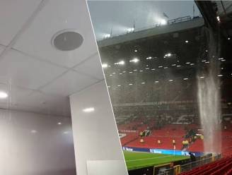 Symbolisch voor de malaise bij Manchester United: lekkend Old Trafford loopt onder water