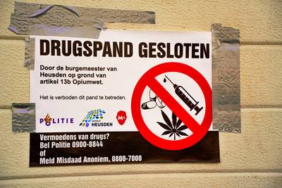 Arrestatie na drugsvondst in loods in Elshout, pand direct op slot
