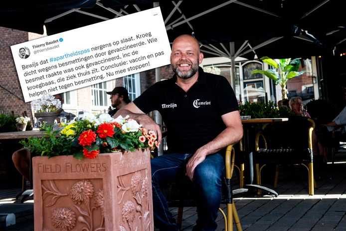 In het Zutphense café Camelot is vorige week een persoon binnen geweest die besmet was met corona. Daardoor zijn zo'n 7 personeelsleden van het café ook besmet geraakt. Volgens politicus Thierry Baudet een bewijs dat de coronapas niet werkt.