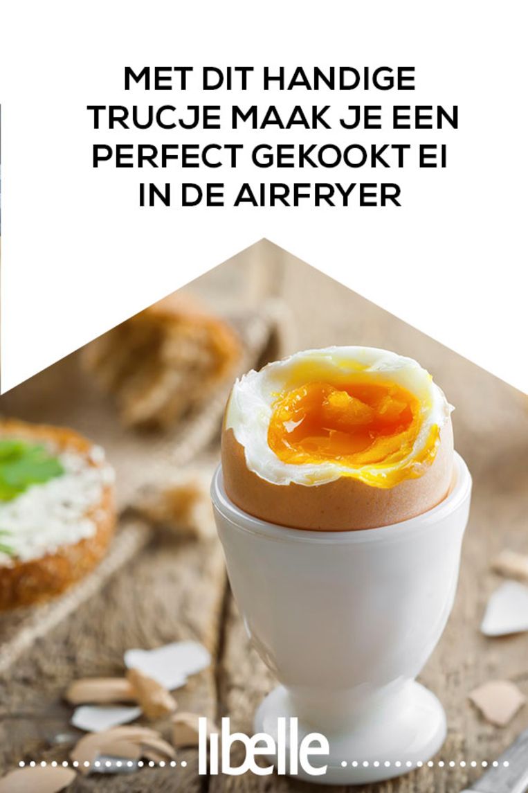 Met dit handige trucje maak je een perfect gekookt ei in de airfryer