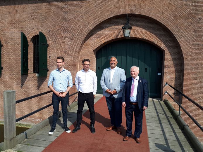Wethouders in Geertruidenberg.
