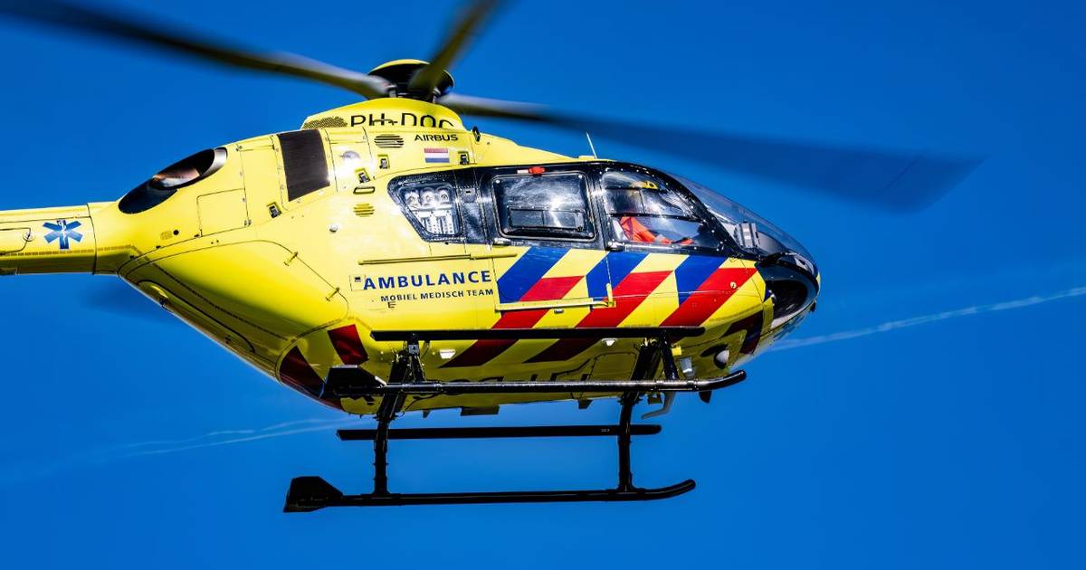 Traumahelikopter ingezet voor ongeval met letsel op Dorpsstraat in Koudekerk aan den rijn