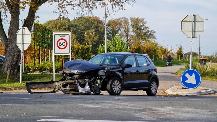 Als gevolg van het ongeval is de auto total loss geraakt.