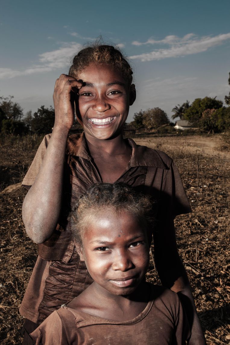 Meisjes in Bekoake, Madagascar.   Beeld Rijasolo