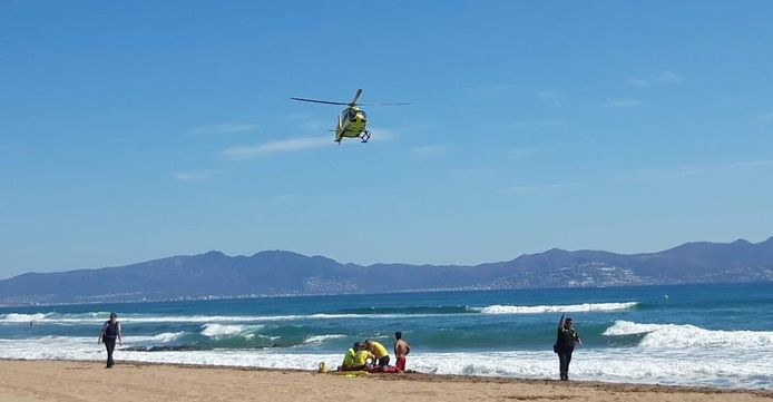 De vijftiger overleed op het strand van Del Riuet in het Spaanse L’Escala.