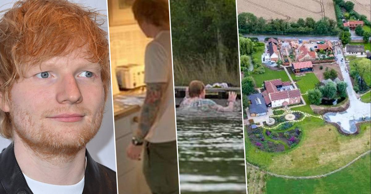 Guarda dentro.  Ed Sheeran presenta le foto della gigantesca tenuta di Sheeranville |  celebrità