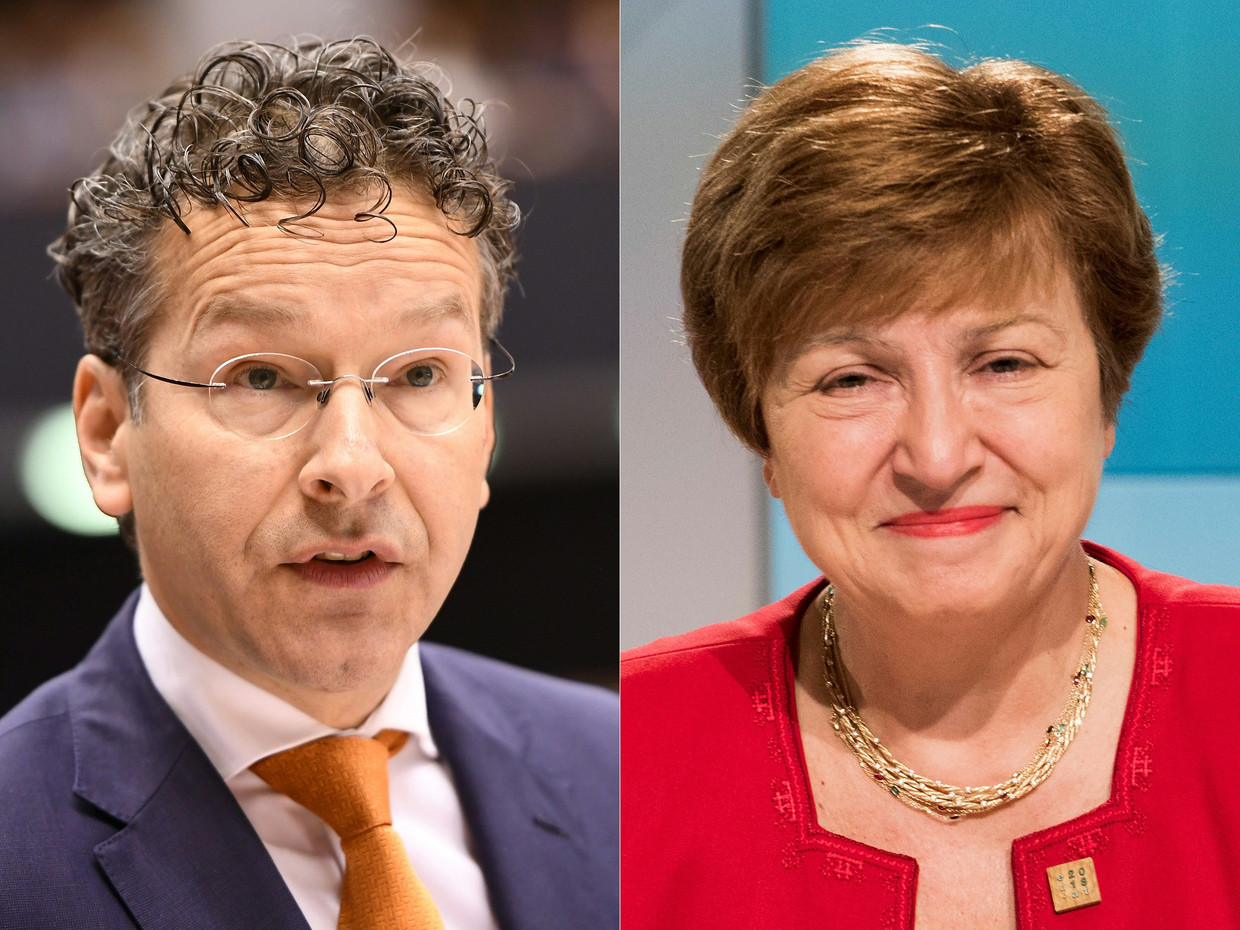 Jeroen Dijsselbloem en Kristalina Georgieva