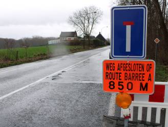 N57 tussen Ronse en Ellezelles onderbroken aan de Kattemolen