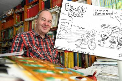 Donald Duck leeft elk moment van de dag in het hoofd van stripschrijver Frank Jonker