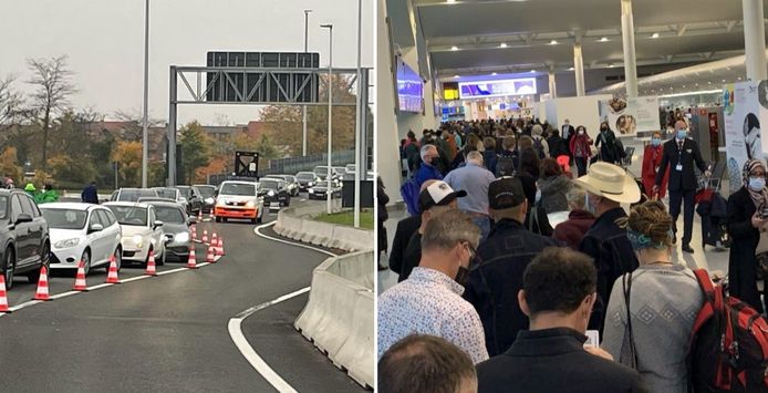 Le centre flamand du trafic (Vlaams Verkeerscentrum) appelle à ne pas se rendre en voiture à Zaventem en raison des nombreuses perturbations.