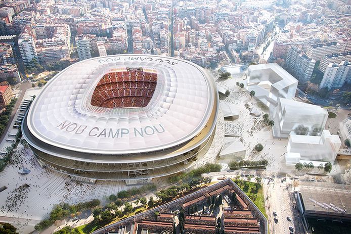 Het nieuwe Camp Nou moet er zo uitzien.