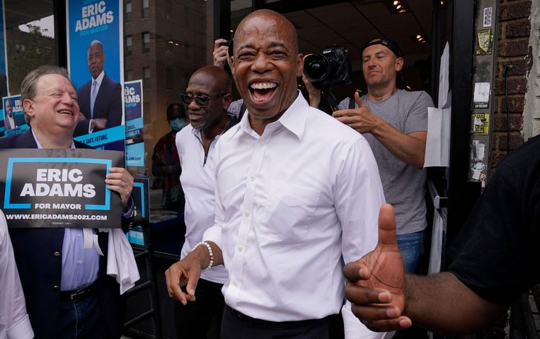 Ex-cop Eric Adams claims New York mayoral primary win