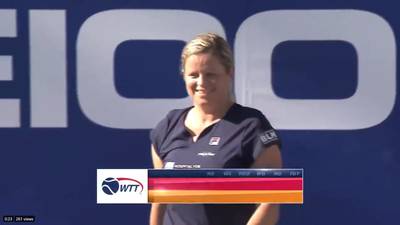La première victoire de Kim Clijsters depuis son retour