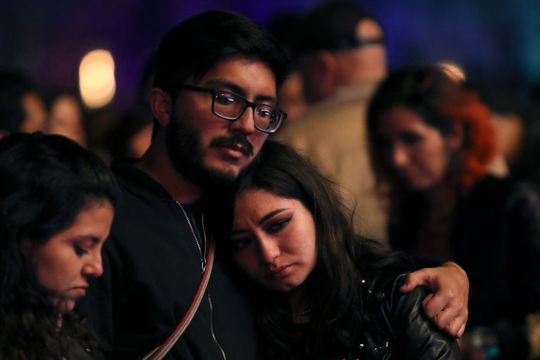 Rouwende fans in Bogota. Beeld AFP