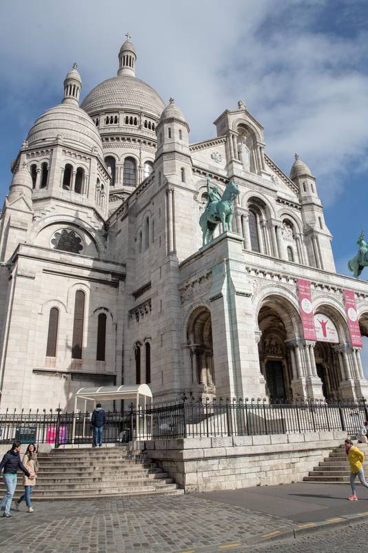 De Montmartre-basiliek in Parijs.