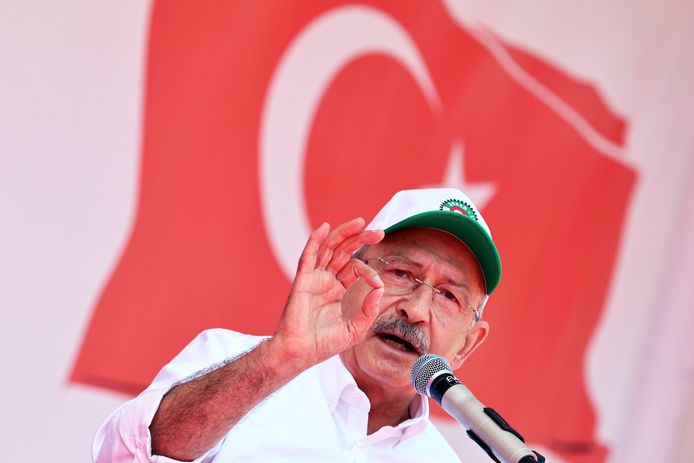 Volgens Kilicdaroglu is Erdogan persoonlijk verantwoordelijk voor de dood van 13 gegijzelden.