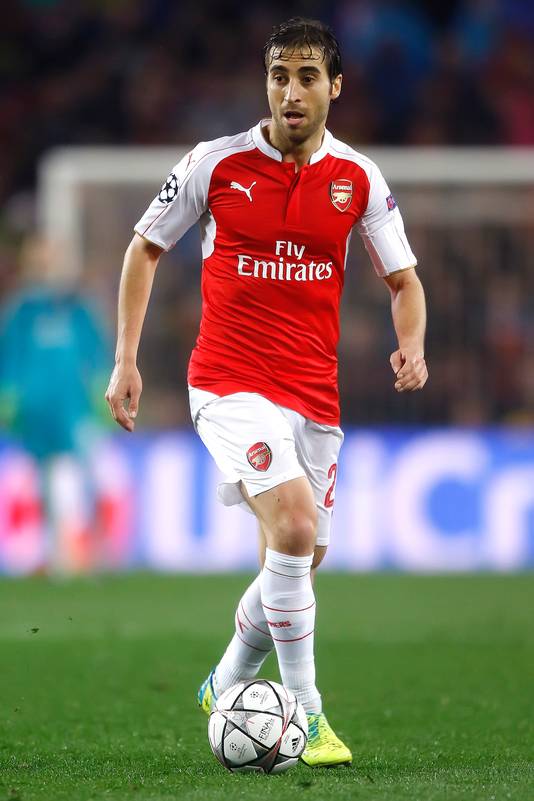 Mathieu Flamini namens Arsenal in 2016.