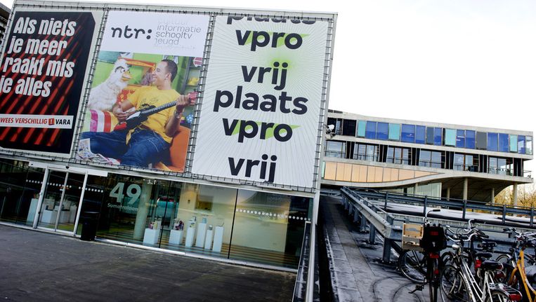 Het VPRO-pand in Hilversum Beeld ANP
