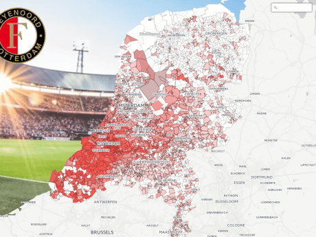 About The Dutch Football Fan Map Voetbalkaart Tubantia Nl