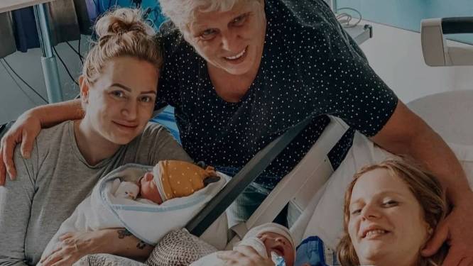 Oma Jolande krijgt twee kleinkinderen binnen 20 minuten en helpt zelf bij de geboorte
