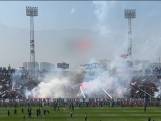 Tribune van Chileens voetbalstadion stort in