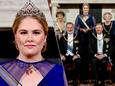 Nederlandse prinses Amalia maakt indruk op eerste staatsbanket