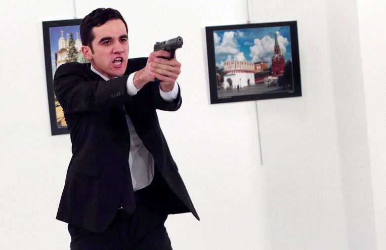 The shooter who shot Ambassador Andre Carlo.  Image ap