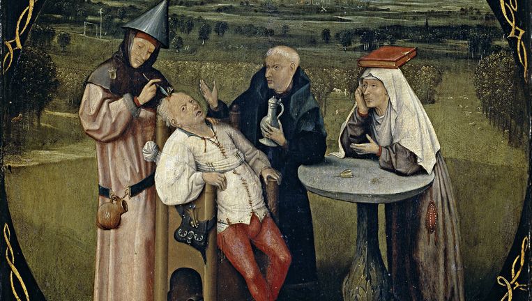 Wel te zien in het Noordbrabants Museum: Bosch' Keisnijding (detail). Beeld Collectie Museo del Prado