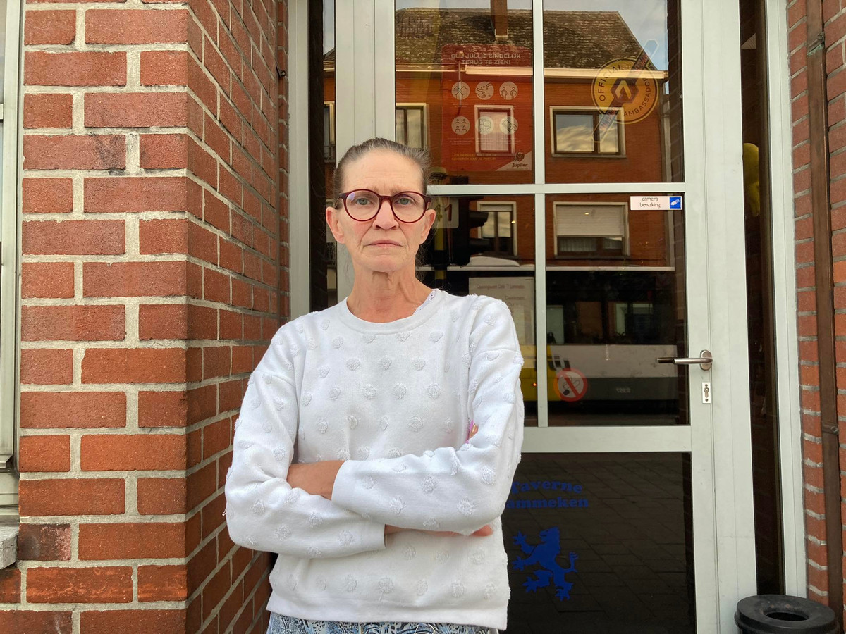 Katia werd bestolen toen ze achter de toog stond van haar café.