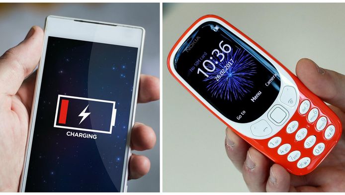 waarom de batterij van de nieuwe nokia 3310 wel een maand meegaat en smartphones al na een dag plat zijn multimedia hln be