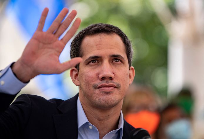 De Venezolaanse parlementsvoorzitter Juan Guaidó.