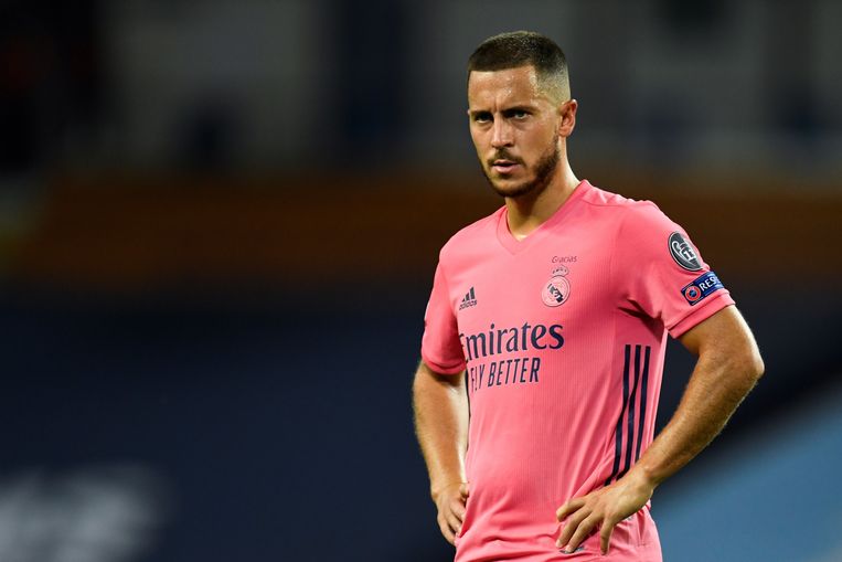 Eden Hazard verdient jaarlijks 23 miljoen euro bij Real Madrid. Beeld AFP