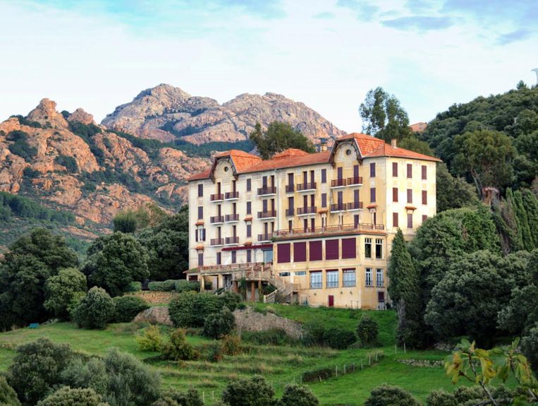 'De ideale plek om uit te rusten.' Beeld Hotel Les Roches Rouges Piana