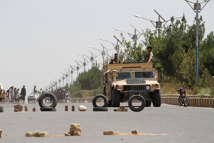 Afghaans veiligheidspersoneel in de provincie Herat.