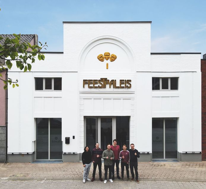 De nieuwe bewoners van het Feestpaleis: de medewerkers van Digital Agency Trivali