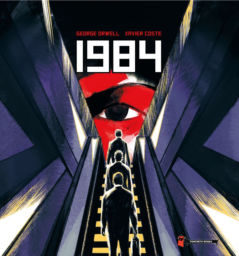 Omslag van Xavier Coste's graphic novel naar George Orwells ‘1984'. Beeld x