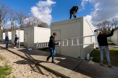 Twee weken de tijd voor afbreken crisisnoodopvang en inzaaien festivalterrein op landgoed Velder