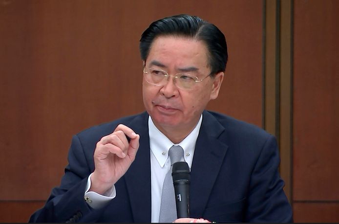 Joseph Wu, minister van Buitenlandse Zaken in Taiwan.