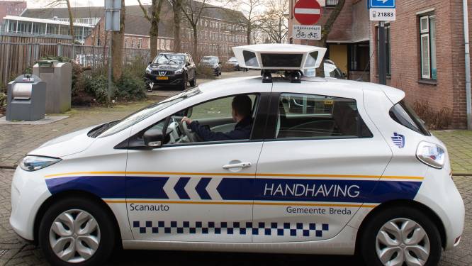 Scanauto gaat ook verkeerd geparkeerde auto’s op de bon slingeren: ‘Breda lijkt wel een politiestaat’